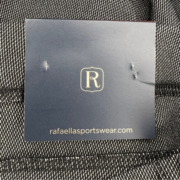 NEW SIZE 16 RAFAELLA DRESS PANTS BLACK BLUE PULL ON STRETCH FABRIC GOLD ACCENT - Picture 12 of 14